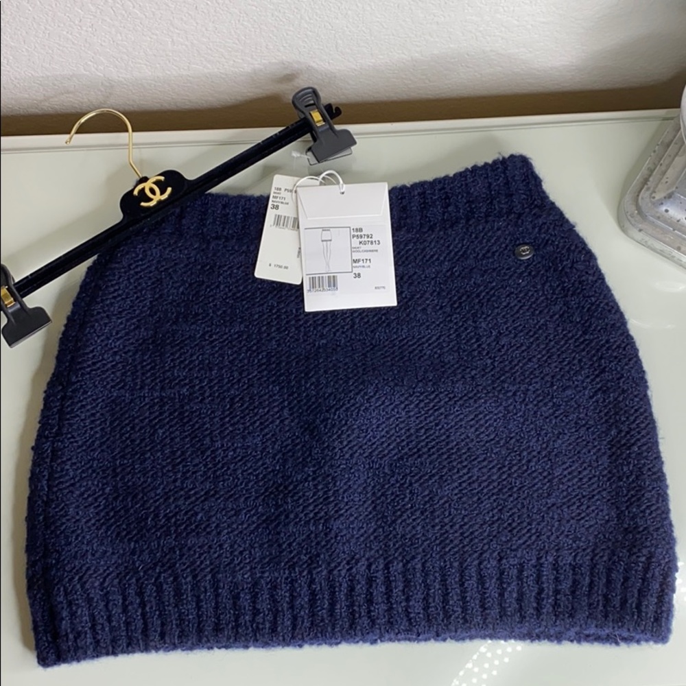 Chanel wool/ cashmere Skirt